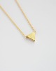 złote naszyjniki 16k Gold Plated Triangle Necklace 1