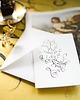 kartki scrapbooking Kartka artystyczna kaligrafowana ręcznie atramentem Miłego Dnia 2