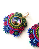 kolczyki soutache Sutaszowe kolczyki TEIDE 1