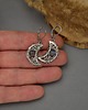 kolczyki wire wrapping Kolczyki księżyce labradoryt wire wrapping 5