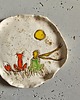 patery i talerze Talerz ceramiczny handmade inspirowany Małym księciem 1