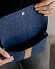 saszetka nerka Marmollada - torebka filcowa nerka INDYGO + b 4