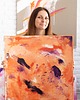 obrazy 60x60 cm BE WITH Obraz ręcznie malowany na płótnie Akryl 5