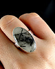 pierścionki srebrne Kwarc turmalinowy 3