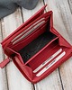 portfele damskie Portfel damski skórzany mały czerwony w orientacji poziomej z RFID SL-06-RD 4