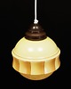 lampy wiszące Lampa wisząca szklana, duński design, lata 70 2
