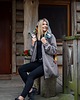 bluza z kapturem damska Bluza Elastic Gray 3