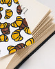 zakładki do książek Zakładka croissanty z pomponem ręcznie rysowana 7