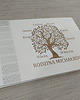 księgi gości i albumy ślubne Księga Album na zdjęcia Drzewko z imionami 1
