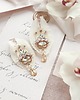 Biżuteria ślubna Kolczyki ślubne Lace Me Classic - blush i ivory 5