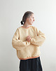 bluza bez kaptura damska Bluza Wafel "W_03" yellow 1