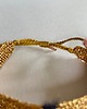 bransoletki na sznurku Tkana bransoletka handmade, z regulacją - złoto 5
