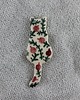 broszki Ceramiczna broszka kot malowany 1