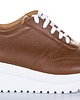 sneakersy damskie Sneakersy skórzane - sznurowane    (7048) 4