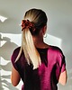 gumki do włosów Gumka jedwabna, scrunchie, frotka copper sunset MAXI 2