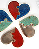 magnesy Ceramiczny magnes serce - prezent dla pary 5