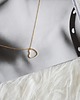 złote naszyjniki 16k Gold Plated Open Heart Necklace #2 2