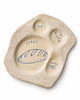 patery i talerze Handmade Ceramic Breakfast Plate with Labeled Compartments 3