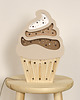 lampy do pokoju dziecka Lampka drewniana Sweet muffin 2