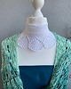 chokery Koronkowy choker naszyjnik w stylu vintage biały klasyk 2