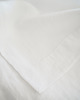 obrusy i serwetki Lniany obrus z listwą PURE WHITE 6