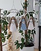 Ozdoby na ścianę Anioł stróż na obręczy ze skrzydłami, makrama ścienna boho 5