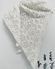 dodatki ślubne Chusta ślubna handmade ręcznie robiona miękka elegancka biała 3