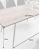 stoły Stół rozkładany płyta MDF Apartment 120-160cm 6