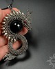 wisiory Avness II, wisior ze smokiem, beading 1