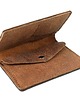 portfele męskie Męski brązowy portfel slimwallet ORLOVSKY W01 2