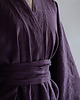 bluzki kimonowe damskie Kimono lniane fioletowe, lniana bluzka fioletowa. 6