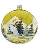 bombki Bombka okrągła Zimowy Pejzaż: złota 1