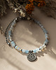 bransoletki z kamieni naturalnych MANDALA bransoletka z kamieni - akwamaryn i opal 2