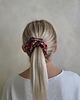 gumki do włosów Gumka jedwabna, scrunchie, secret flowers MAXI 1