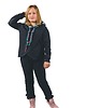 bluzy dla dziewczynki Czarna bluza z kapturem MARIA 3