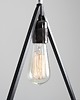 lampy wiszące Lampa wisząca geometryczna trójkąt Triam - biała czarna 3