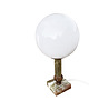 lampy stołowe Lampka nocna z alabastrową podstawą, Włochy, lata 60. 7