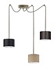 lampy wiszące Kolorowa lampa wisząca pająk z abażurami WAIKIKI W3 3