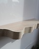 półki Półka ścienna z niewidocznym mocowaniem- bielona 58 cm szerokości 2