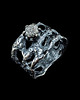 pierścionki srebrne Pierścionek Raw diamond 3