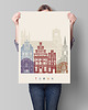 plakaty Toruń grafika minimalistyczna 1