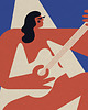 plakaty Plakat Muzyczny - Raw Riffs, Gitarzysta, Muzyk, Rock, 2