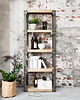 regały Regał Factory 180cm drewno i metal, loftowy 1