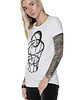 t-shirt damskie T-shirt damski UNDERWORLD Streetball biały 2