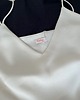 topy damskie Biały klasyczny top na ramiączka White Chic 4