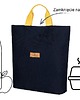 torebki do ręki Lunch bag granatowy 1