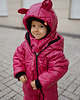 kombinezony dla dziewczynki Kombinezon zimowy - fuksja 5