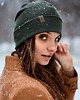 czapki damskie Ana Moroles, Czapka 100% merino, zielona 1