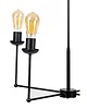 lampy wiszące Lampa loftowa szer. 68cm czarna metalowa 3