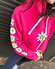 bluza z kapturem damska Bluza fuksja damska stokrotka 2